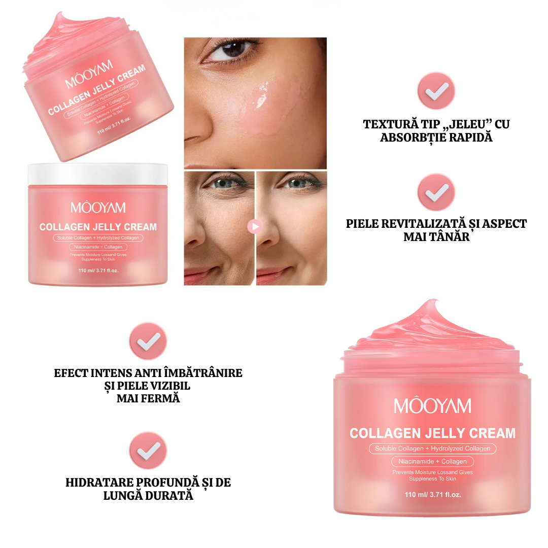 Cremă Jelly cu Colagen – Hidratare Intensă și Efect Anti-Îmbătrânire