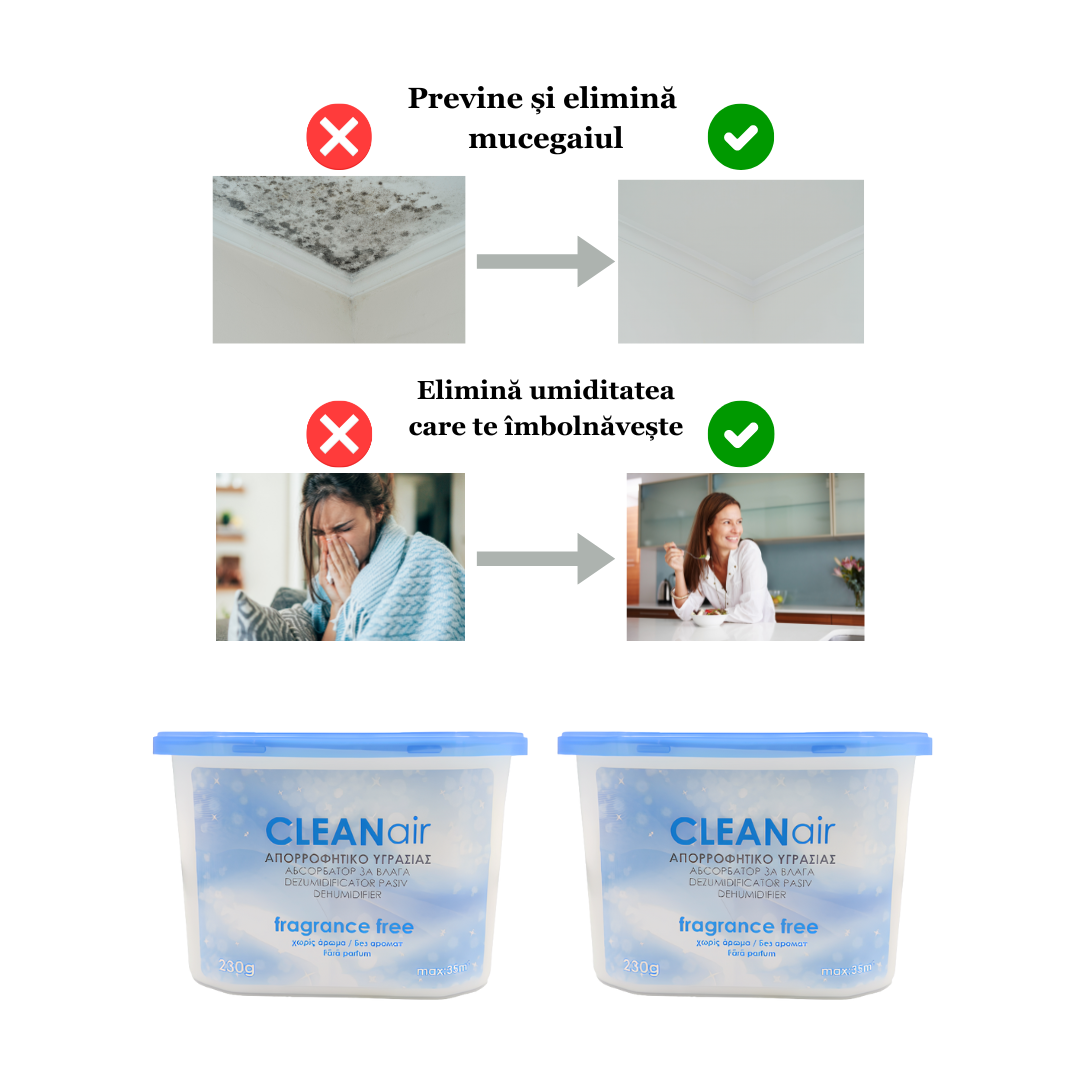 CleanAIR - Cutie care Elimină Umiditatea!